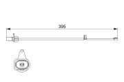 1 987 474 509 BOSCH výstrażný kontakt opotrebenia brzdového oblożenia 1 987 474 509 BOSCH