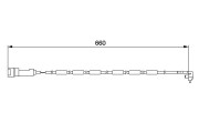 1 987 474 923 BOSCH výstrażný kontakt opotrebenia brzdového oblożenia 1 987 474 923 BOSCH