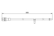 1 987 474 994 BOSCH výstrażný kontakt opotrebenia brzdového oblożenia 1 987 474 994 BOSCH