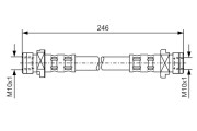 1 987 476 071 BOSCH brzdová hadica 1 987 476 071 BOSCH