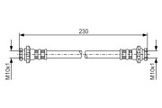 1 987 476 137 BOSCH brzdová hadica 1 987 476 137 BOSCH