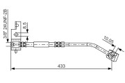 1 987 476 149 Brzdová hadice BOSCH