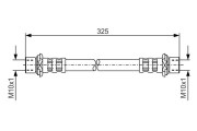1 987 476 205 BOSCH brzdová hadica 1 987 476 205 BOSCH