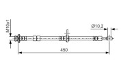 1 987 476 379 Brzdová hadice BOSCH