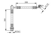 1 987 476 452 BOSCH brzdová hadica 1 987 476 452 BOSCH