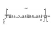 1 987 476 551 BOSCH brzdová hadica 1 987 476 551 BOSCH