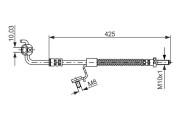 1 987 476 566 BOSCH brzdová hadica 1 987 476 566 BOSCH