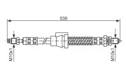 1 987 476 605 Brzdová hadice BOSCH