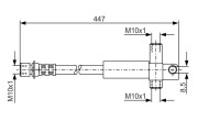 1 987 476 614 Brzdová hadice BOSCH