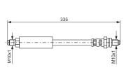 1 987 476 627 BOSCH brzdová hadica 1 987 476 627 BOSCH