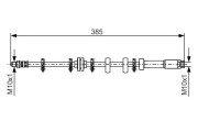 1 987 476 634 BOSCH brzdová hadica 1 987 476 634 BOSCH