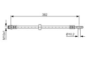 1 987 476 696 Brzdová hadice BOSCH