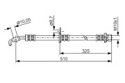 1 987 476 764 Brzdová hadice BOSCH