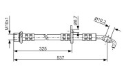 1 987 476 782 BOSCH brzdová hadica 1 987 476 782 BOSCH