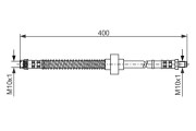 1 987 476 844 BOSCH brzdová hadica 1 987 476 844 BOSCH