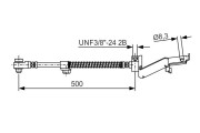 1 987 476 865 BOSCH brzdová hadica 1 987 476 865 BOSCH