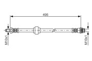 1 987 476 953 BOSCH brzdová hadica 1 987 476 953 BOSCH