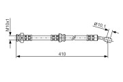1 987 476 961 BOSCH brzdová hadica 1 987 476 961 BOSCH