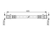 1 987 476 980 Brzdová hadice BOSCH