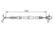 1 987 477 155 Tažné lanko, parkovací brzda BOSCH