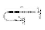 1 987 477 259 BOSCH żażné lanko parkovacej brzdy 1 987 477 259 BOSCH