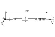 1 987 477 450 BOSCH żażné lanko parkovacej brzdy 1 987 477 450 BOSCH