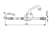 1 987 481 299 BOSCH brzdová hadica 1 987 481 299 BOSCH