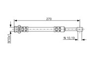 1 987 481 300 BOSCH brzdová hadica 1 987 481 300 BOSCH