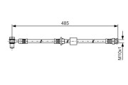 1 987 481 501 BOSCH brzdová hadica 1 987 481 501 BOSCH