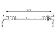 1 987 481 624 Brzdová hadice BOSCH