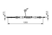 1 987 482 036 BOSCH żażné lanko parkovacej brzdy 1 987 482 036 BOSCH