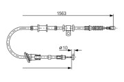 1 987 482 064 BOSCH żażné lanko parkovacej brzdy 1 987 482 064 BOSCH