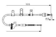 1 987 482 097 BOSCH żażné lanko parkovacej brzdy 1 987 482 097 BOSCH