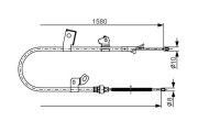 1 987 482 155 BOSCH żażné lanko parkovacej brzdy 1 987 482 155 BOSCH