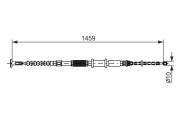 1 987 482 180 BOSCH żażné lanko parkovacej brzdy 1 987 482 180 BOSCH