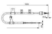 1 987 482 210 BOSCH żażné lanko parkovacej brzdy 1 987 482 210 BOSCH