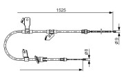 1 987 482 247 BOSCH żażné lanko parkovacej brzdy 1 987 482 247 BOSCH