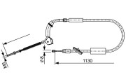 1 987 482 490 BOSCH żażné lanko parkovacej brzdy 1 987 482 490 BOSCH