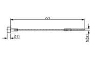 1 987 482 578 BOSCH żażné lanko parkovacej brzdy 1 987 482 578 BOSCH