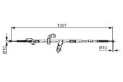 1 987 482 901 Tažné lanko, parkovací brzda BOSCH