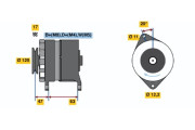 6 033 GB3 009 generátor BOSCH