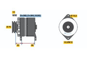 6 033 GB3 034 generátor BOSCH