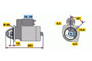 9 000 141 111 Startér BOSCH