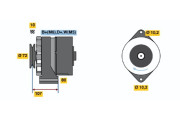 9 120 144 116 BOSCH alternátor 9 120 144 116 BOSCH