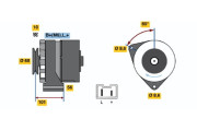 9 120 144 258 generátor BOSCH