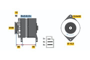 9 120 144 288 BOSCH alternátor 9 120 144 288 BOSCH