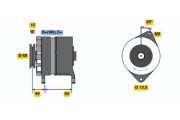 9 120 334 310 BOSCH alternátor 9 120 334 310 BOSCH