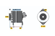 9 120 334 636 BOSCH alternátor 9 120 334 636 BOSCH