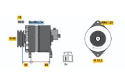 9 120 335 002 BOSCH alternátor 9 120 335 002 BOSCH