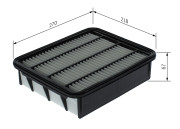 F 026 400 740 Vzduchový filtr BOSCH